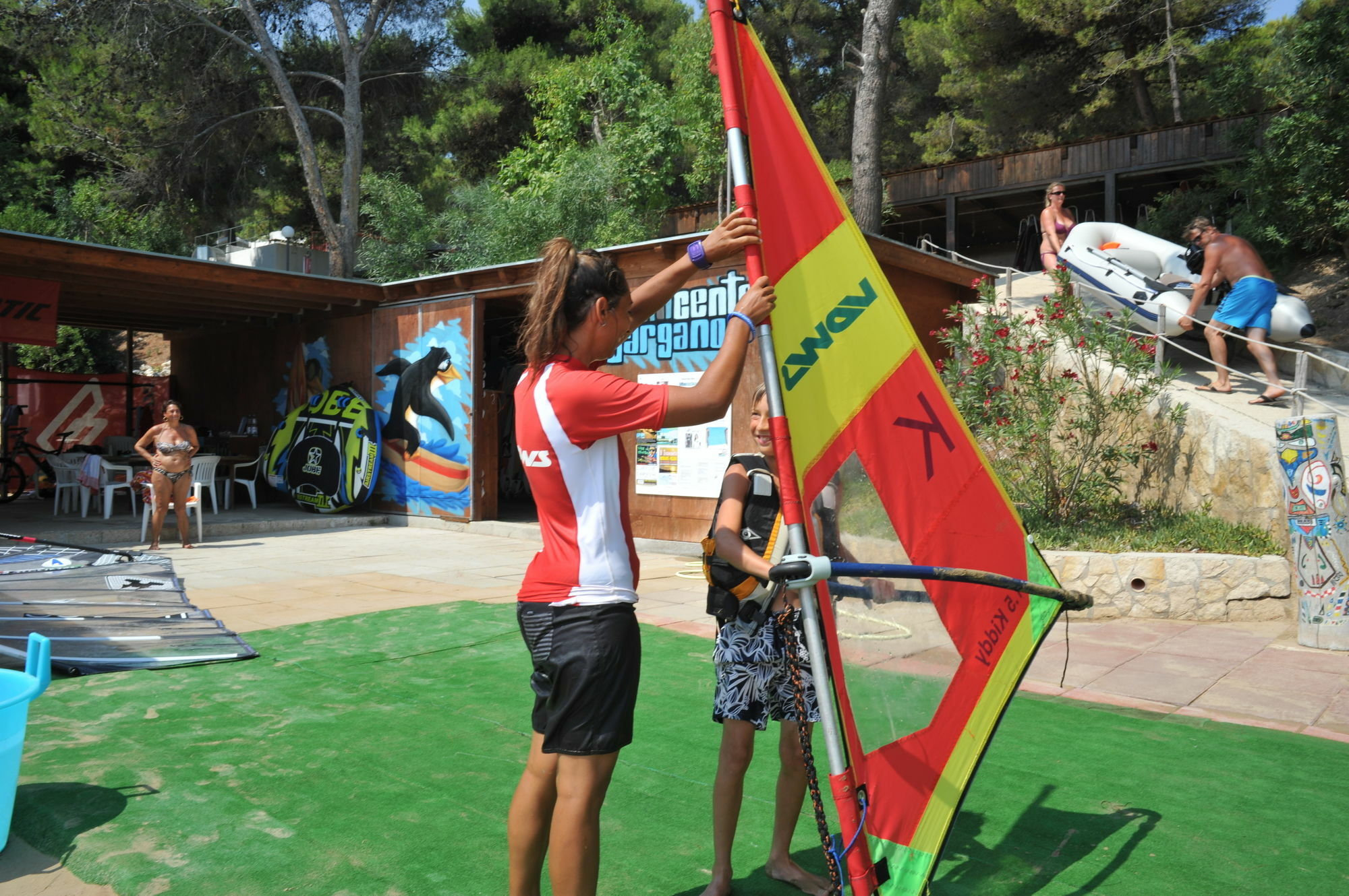 Villaggio Camping Punta Lunga Весте Екстериор снимка